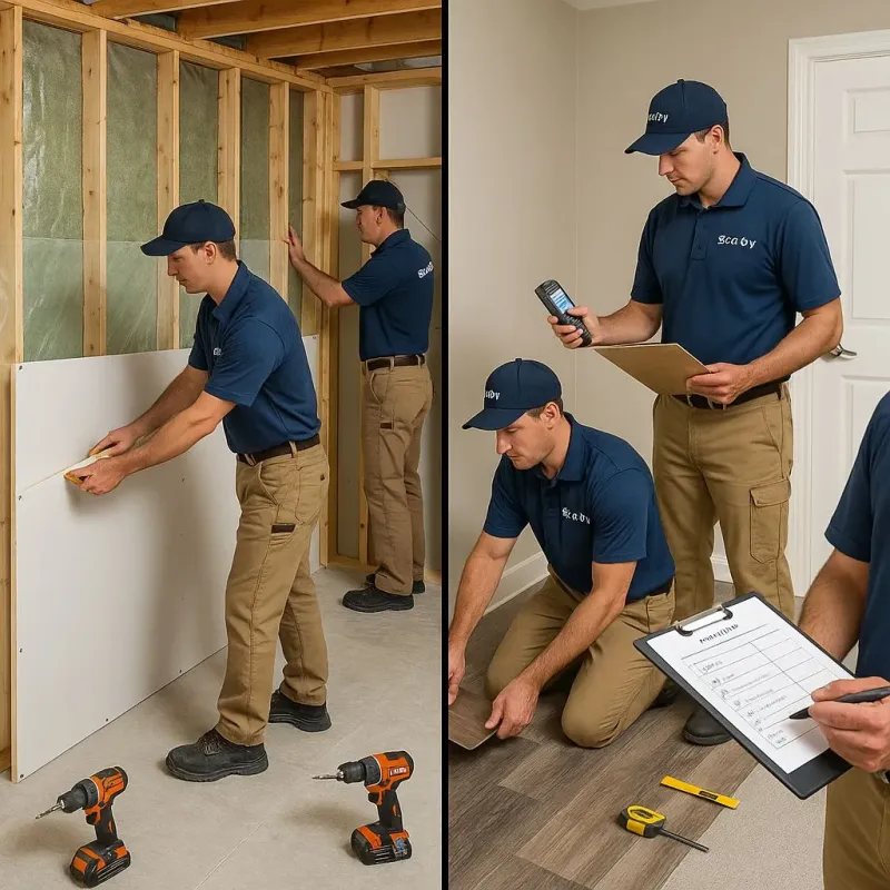 Repairs and Reconstruction process in Calhoun County, AL